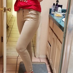 Khaki jeans